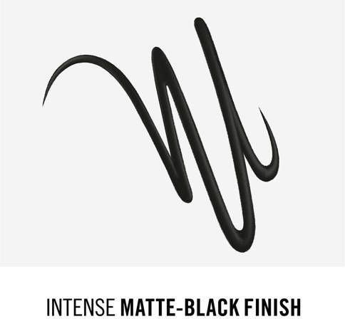 Rimmel London Exaggerate Eyeliner 01 Black Zwart