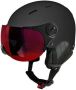 Sinner ski helm met vizier Typhoon Visor mat zwart (rode lens) Skihelm ABS 57 - Thumbnail 3
