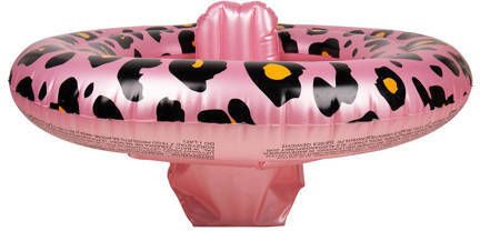 Swim Essentials Baby float Panterprint Opblaasspeelgoed Rosé