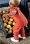 The New Chapter jumpsuit van katoen terra Oranje Effen 104 - Thumbnail 3