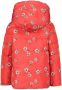 Tom Tailor baby gewatteerde winterjas met all over print koraalrood Meisjes Polyester Capuchon 68 - Thumbnail 2