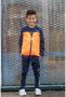 TYGO & vito zomerjas van gerecycled polyester oranje donkerblauw Jongens Gerecycled polyester (duurzaam) Capuchon 98 104 - Thumbnail 3