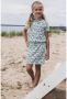 TYGO & vito jurk met all over print mintgroen multicolor Meisjes Stretchkatoen Ronde hals 146 152 - Thumbnail 3