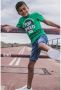 TYGO & vito T-shirt met printopdruk groen Jongens Stretchkatoen (duurzaam) Ronde hals 110 116 - Thumbnail 3