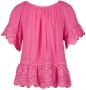 VINGINO T-shirt met all over print roze Meisjes Rayon Off shoulder All over print 140 - Thumbnail 3