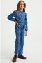 WE Fashion jumpsuit medium blue denim Blauw 128 | Jumpsuit van - Thumbnail 2