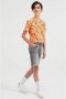 WE Fashion Blue Ridge slim fit jeans bermuda grey denim short Grijs Jongens Stretchdenim 104 - Thumbnail 3