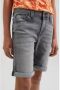 WE Fashion Blue Ridge slim fit jeans bermuda grey denim short Grijs Jongens Stretchdenim 152 - Thumbnail 4