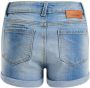 WE Fashion Blue Ridge skinny jeans short mid blue Korte broek Blauw Meisjes Stretchdenim 146 - Thumbnail 3