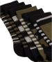 WE Fashion sokken set van 7 kaki grijs zwart Groen Jongens Katoen Mixprint 27 30 - Thumbnail 4