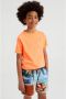 WE Fashion T-shirt neon oranje Jongens Polyester Ronde hals 110 116 - Thumbnail 4