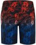WE Fashion zwemshort zwart blauw rood Jongens Gerecycled polyester Blad 122 128 - Thumbnail 2