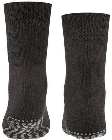 Falke Catpads huissokken met anti-slip noppen zwart Katoen 19-22