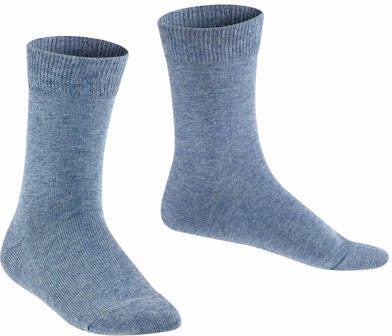 Falke Sokken Blauw Stretchkatoen Effen 19-22 - Foto 4