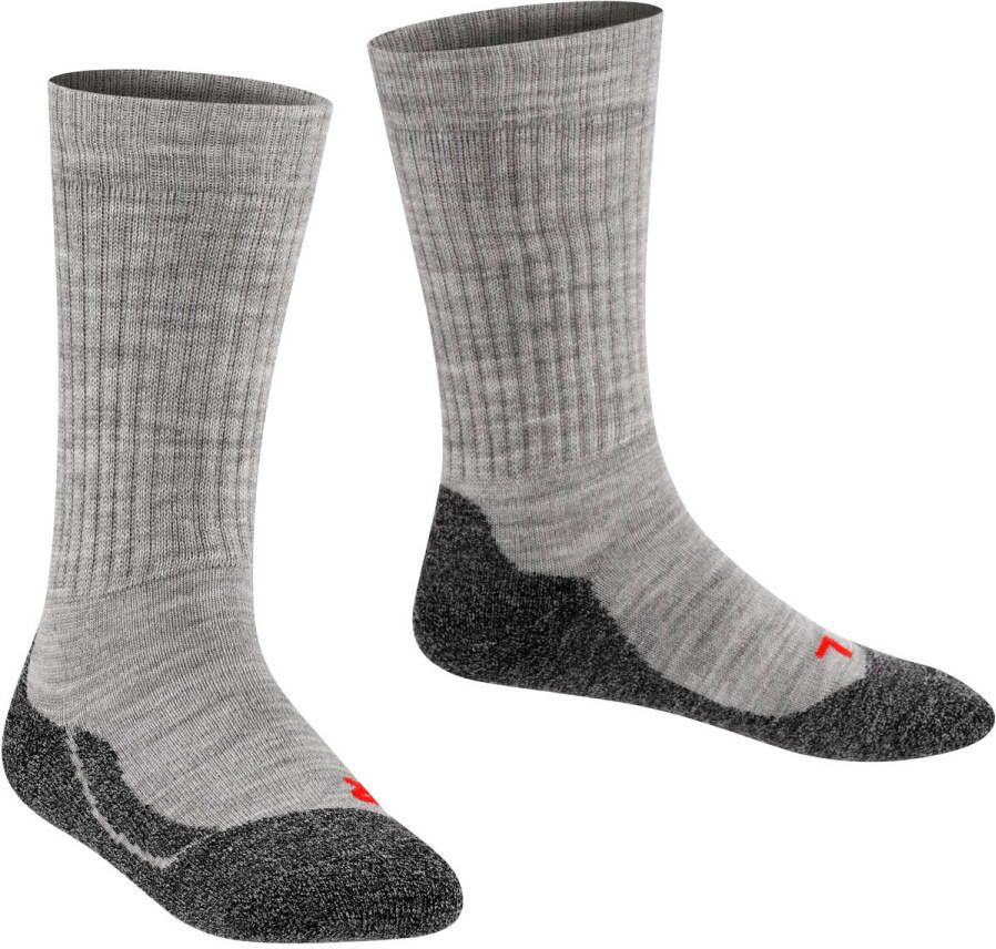 Falke sokken grijs Meisjes Katoen Effen 19-22 | Sokken van