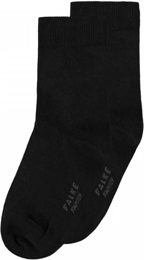 Falke sokken zwart Stretchkatoen Effen 19-22