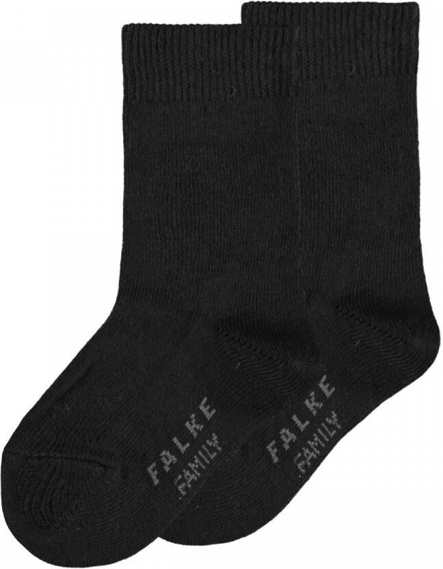 Falke sokken zwart Katoen Effen 23-26