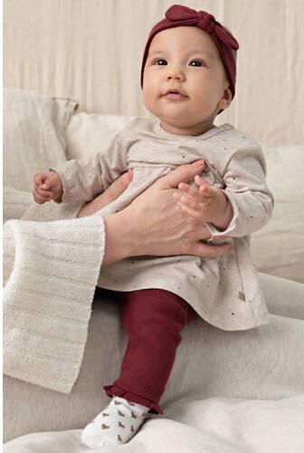 Feetje legging My Little Love bordeaux Broek Rood Meisjes Katoen Effen - Foto 2