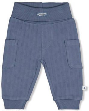 Feetje babybroek Breakfast Buddy blauw Jongens Stretchkatoen Streep