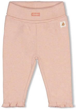 Feetje babybroek Fall in Love lichtroze Meisjes Stretchkatoen Effen