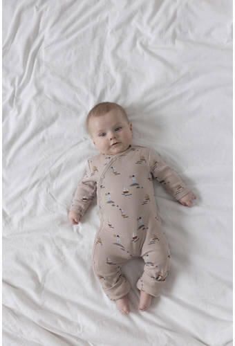 Feetje boxpak Boat beige Jongens Stretchkatoen Ronde hals All over print - Foto 3