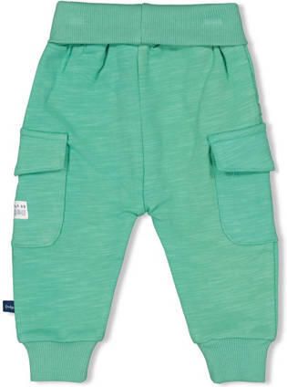 Feetje cargobroek Seaside Happiness groen Jongens Katoen Effen