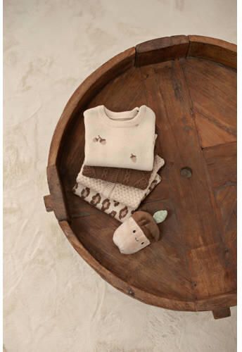Feetje gebreide trui The Knits zand bruin lichtbruin Beige Jongens Katoen Ronde hals - Foto 3