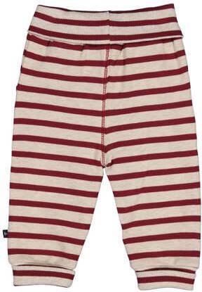 Feetje gestreepte broek Built for Fun bordeaux offwhite melange Rood Jongens Stretchkatoen - Foto 2