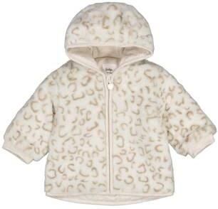 Feetje imitatiebont jas Dress to Impress offwhite lichtbruin Ecru Panterprint