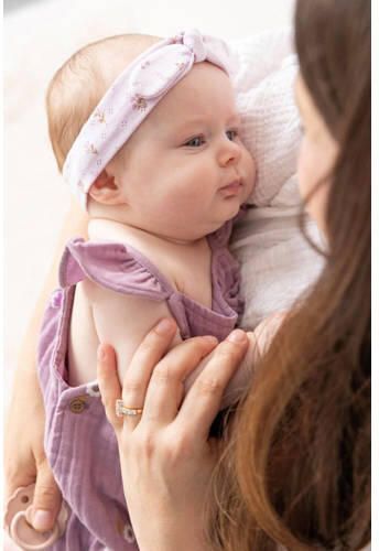 Feetje jumpsuit Flower Ranch violet Paars Meisjes Mousseline Ronde hals - Foto 2