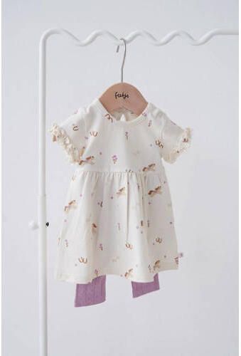 Feetje jurk Flower Ranch ecru Meisjes Katoen Ronde hals All over print - Foto 3