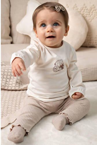 Feetje legging Dress to Impress taupe Bruin Meisjes Katoen-polyester Effen - Foto 2