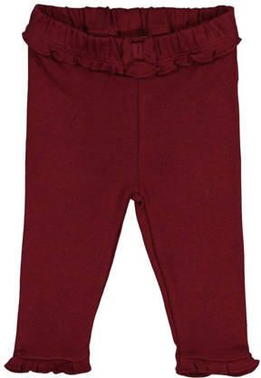 Feetje legging My Little Love bordeaux Broek Rood Meisjes Katoen Effen