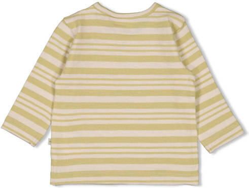 Feetje longsleeve Safari Savage groen Jongens Katoen Ronde hals Streep