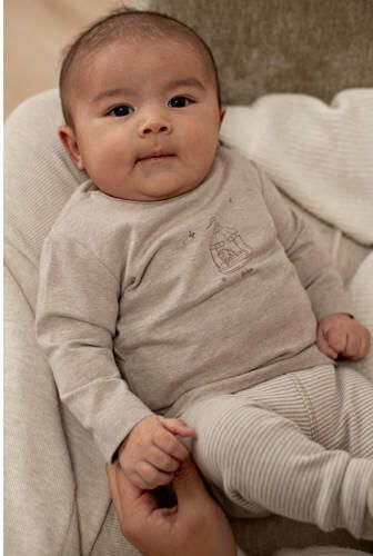 Feetje longsleeve The Cuddle Company beige Stretchkatoen Ronde hals - Foto 2