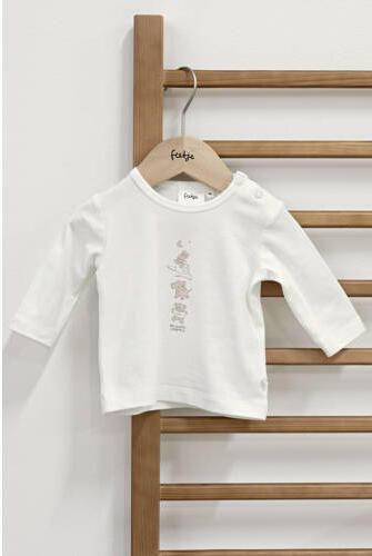 Feetje longsleeve The Cuddle Company ecru Stretchkatoen Ronde hals - Foto 3