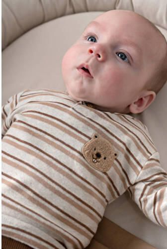 Feetje longsleeve Tiny Timber Tales grijs melange Jongens Stretchkatoen Ronde hals - Foto 3