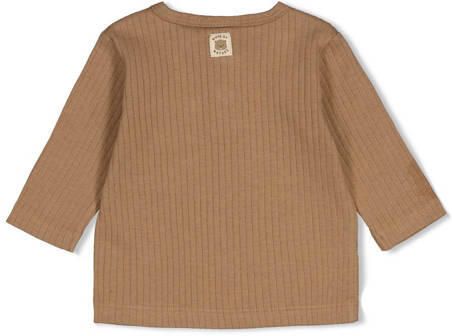 Feetje longsleeve Tiny Timber Tales lichtbruin Jongens Stretchkatoen Ronde hals - Foto 2