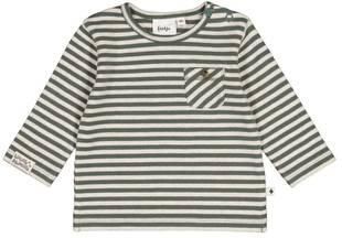 Feetje longsleeve Wiggle and Waddle groen ecru Jongens Katoen-polyester Ronde hals