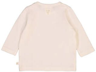 Feetje longsleeve wit Stretchkatoen Ronde hals Tekst
