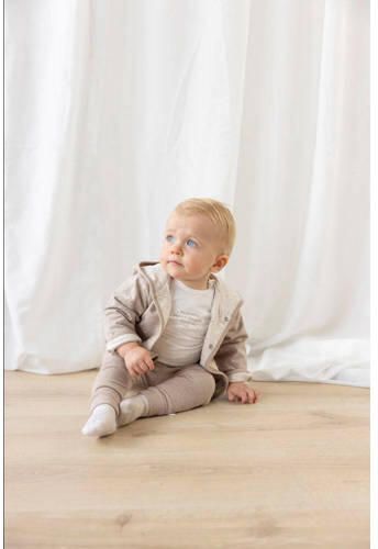 Feetje sweatvest taupe Bruin Katoen Capuchon Stip - Foto 2