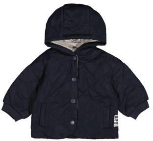 Feetje quilted winterjas Built for Fun marineblauw Jongens Polyester-katoen Capuchon