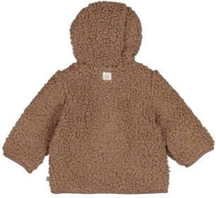Feetje reversible teddy winterjas Built for Fun taupe offwhite Bruin Meisjes Bouclé Capuchon - Foto 2
