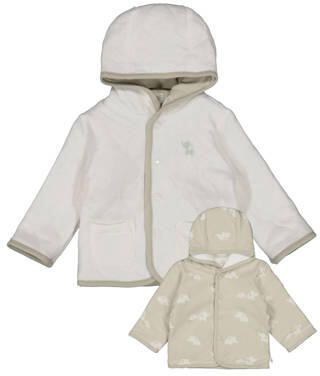 Feetje reversible zomerjas Elephant mintgroen Katoen Capuchon