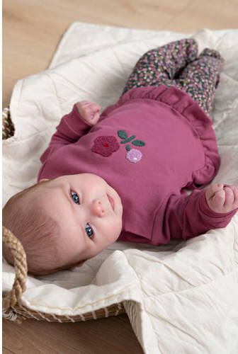 Feetje sweater Afternoon Tea fuchsia Roze Meisjes Stretchkatoen Ronde hals - Foto 2