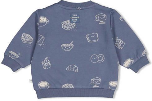 Feetje sweater Breakfast Buddy blauw All over print - Foto 2