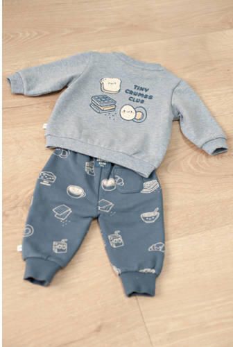 Feetje sweater Breakfast Buddy blauw Backprint - Foto 3