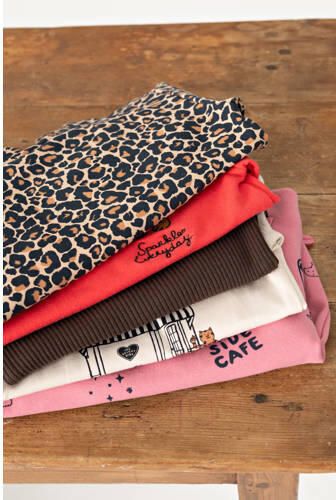 Feetje sweater City Chic roze Meisjes Stretchkatoen Ronde hals All over print - Foto 2