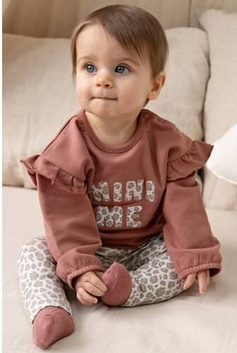 Feetje sweater Dress to Impress mauve Roze Meisjes Stretchkatoen Ronde hals - Foto 3