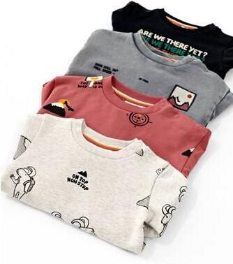 Feetje sweater Mountain Top ecru grijs Jongens Katoen-polyester Ronde hals - Foto 3